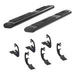 ARIES 4445002 75-Inch Oval Black Aluminum Nerf Bars, Select Chevrolet Silverado, Tahoe, GMC Sierra, Yukon