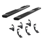 ARIES 4445013 85-Inch Oval Black Aluminum Nerf Bars, Select Dodge Ram 1500