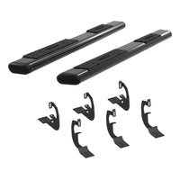 ARIES 4445025 85-Inch Oval Black Aluminum Nerf Bars, Select Ford F-250, F-350, F-450, F-550 Super Duty