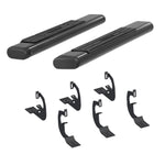 ARIES 4445030 53-Inch Oval Black Aluminum Nerf Bars, Select Toyota Tundra