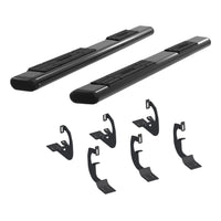 ARIES 4445032 91-Inch Oval Black Aluminum Nerf Bars, Select Toyota Tundra