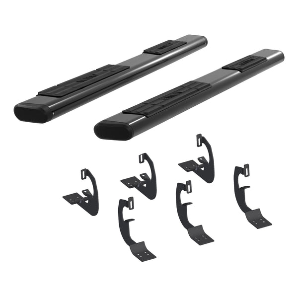 ARIES 4445033 75-Inch Oval Black Aluminum Nerf Bars, Select Toyota Tundra