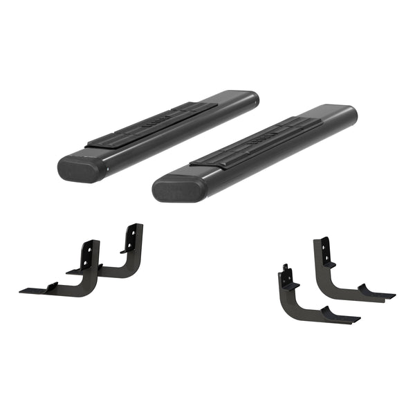 ARIES 4445043 53-Inch Oval Black Aluminum Nerf Bars, Select Ram 1500, 2500, 3500