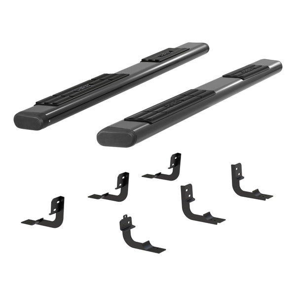 ARIES 4445044 85-Inch Oval Black Aluminum Nerf Bars, Select Dodge, Ram 1500, 2500, 3500