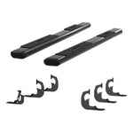 ARIES 4445045 91-Inch Oval Black Aluminum Nerf Bars, Select Chevrolet Silverado, GMC Sierra 2500 HD, 3500 HD