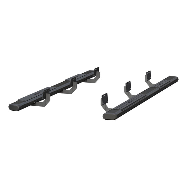 ARIES 4445047 91-Inch Oval Black Aluminum Nerf Bars, Select Ram 1500 Crew Cab