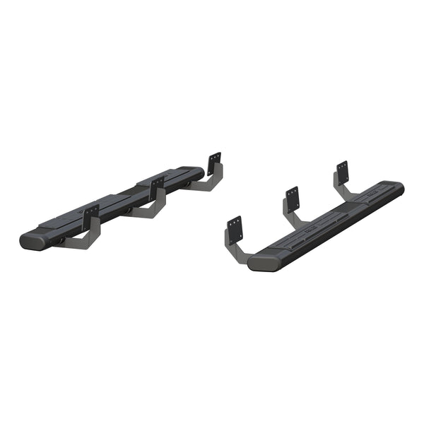 ARIES 4445048 75-Inch Oval Black Aluminum Nerf Bars, Select Ram 1500 Quad Cab