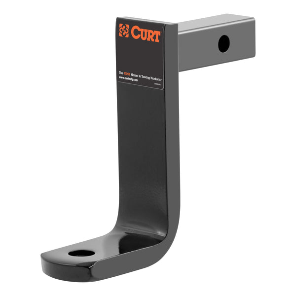 CURT 45028 Class 1 Trailer Hitch Ball Mount, Fits 1-1/4-Inch Receiver, 2,000 lbs. GTW, 3/4-Inch Ball Hole, 6-Inch Drop, 4-5/8-Inch Rise