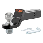 CURT 45034 Trailer Hitch Ball Mount with 1-7/8-Inch Trailer Ball & Hitch Pin, Fits 2-Inch Receiver, 7,500 lbs. GTW, 2-Inch Drop