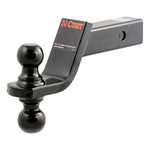 CURT 45643 Reversible Trailer Hitch Ball Mount with 1-7/8-Inch and 2-Inch Trailer Balls, Fits 2-Inch Receiver, 7,500 lbs. GTW, 4-Inch Drop, 2-Inch Rise