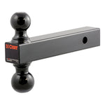 CURT 45660 Multi-Ball Trailer Hitch Ball Mount, 2, 2-5/16-Inch Balls, Fits 2-Inch Receiver, 10,000 lbs.