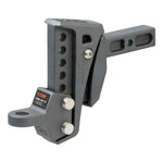 CURT 45949 Rebellion XD Adjustable Cushion Hitch Ball Mount, 2-Inch Receiver, 15,000 lbs., 6-1/4-Inch Drop