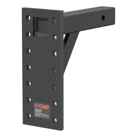 CURT 48341 Adjustable Pintle Mount for 2-Inch Hitch Receiver, 10,000 lbs., 11-1/2-Inch Drop, 10-Inch Length