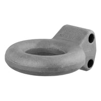 CURT 48600 Raw Steel Pintle Hitch Lunette Ring, 3-Inch Inside Diameter, 12,000 lbs., Channel Mount Required