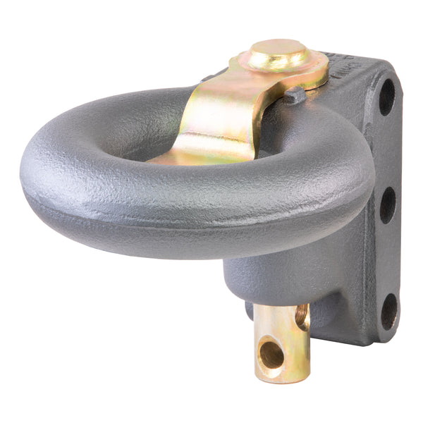 CURT 48626 SecureLatch Channel-Style Lunette Ring, 40,000 Pounds, 3-Inch I.D.