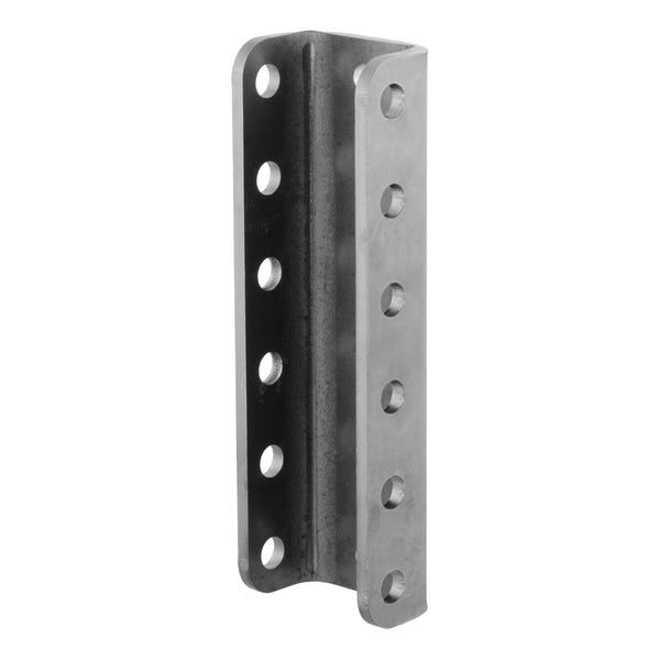 CURT 48650 Adjustable Pintle Hitch Lunette Ring Channel, 3" I.D. x 11-3/4-Inch, 2-In Bolt Pattern