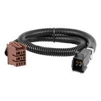 CURT 51343 Quick Plug Electric Trailer Brake Controller Wiring Harness for Select Cadillac, Chevrolet and GMC Trucks and SUVs