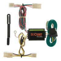 CURT 55310 Vehicle-Side Custom 4-Pin Trailer Wiring Harness, Select Hyundai Santa Fe SUV, Elantra Touring, Kia Rio5