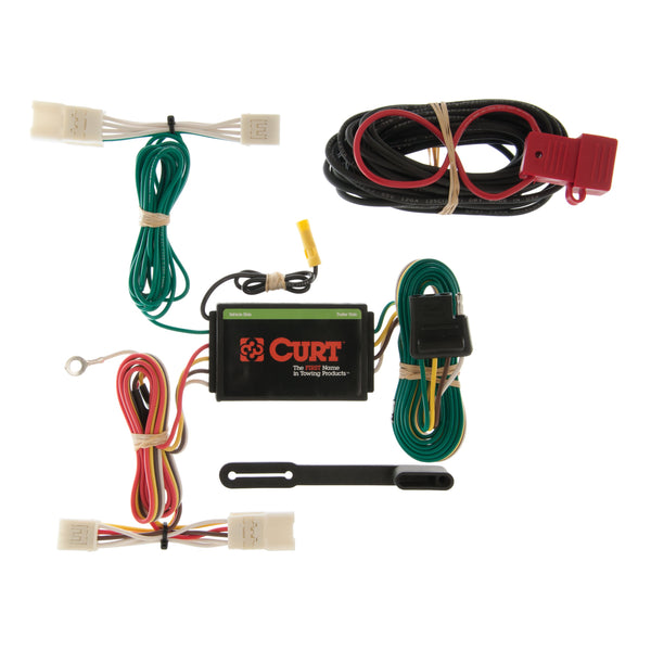 CURT 55400 Vehicle-Side Custom 4-Pin Trailer Wiring Harness, Select Toyota Highlander, Hyundai Azera Sedan V6