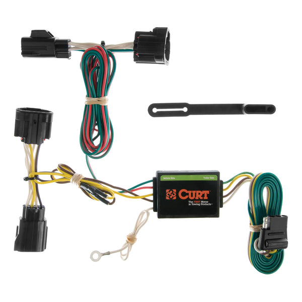 CURT 55414 Vehicle-Side Custom 4-Pin Trailer Wiring Harness, Select Jeep Commander, Except Rocky Mountain Edition