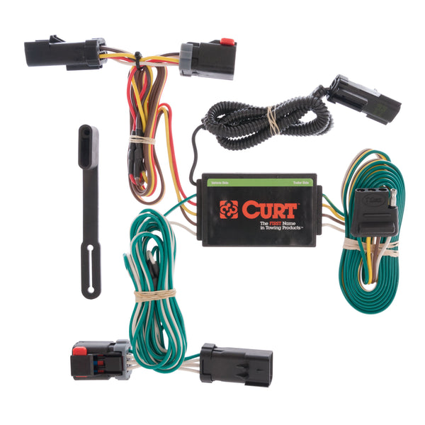 CURT 55530 Vehicle-Side Custom 4-Pin Trailer Wiring Harness, Select Chrysler Pacifica