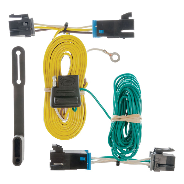 CURT 55540 Vehicle-Side Custom 4-Pin Trailer Wiring Harness, Select Chevrolet Express, GMC Savana 1500, 2500, 3500, 4500