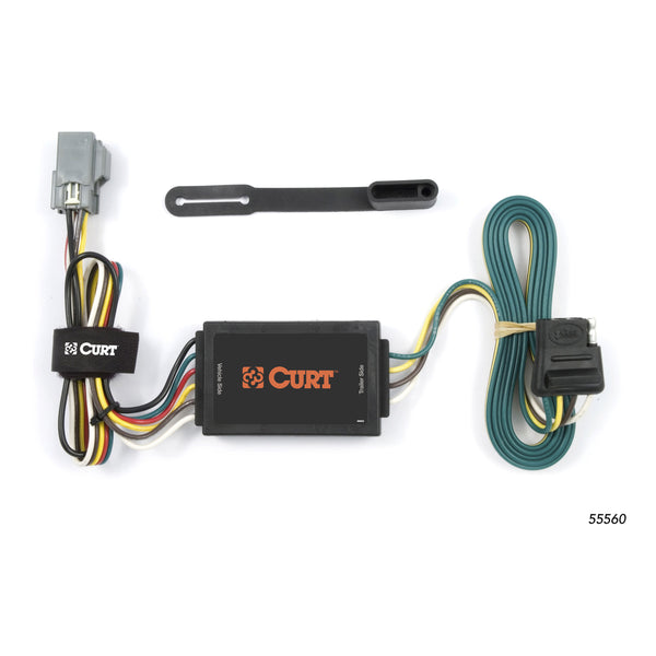 CURT 55560 Vehicle-Side Custom 4-Pin Trailer Wiring Harness, Select Chevrolet Equinox, Pontiac Torrent