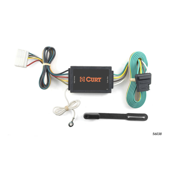 CURT 56038 Vehicle-Side Custom 4-Pin Trailer Wiring Harness, Select Acura MDX