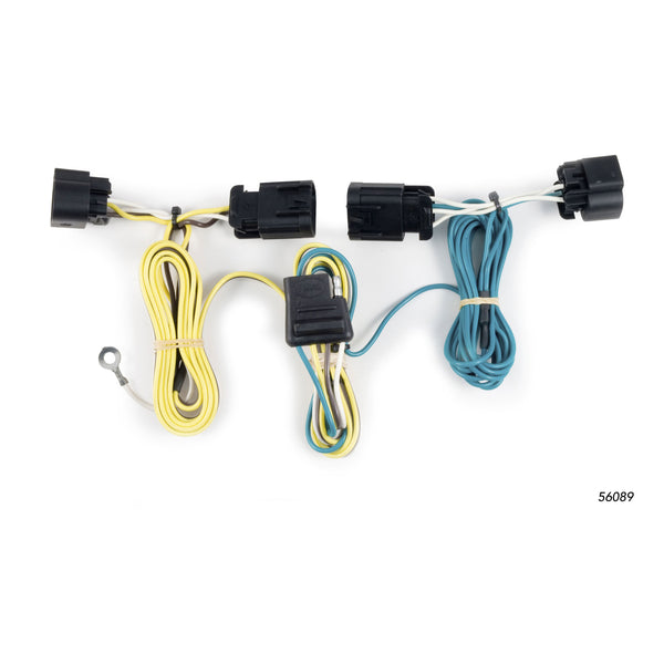 CURT 56089 Vehicle-Side Custom 4-Pin Trailer Wiring Harness, Select Chevrolet Camaro