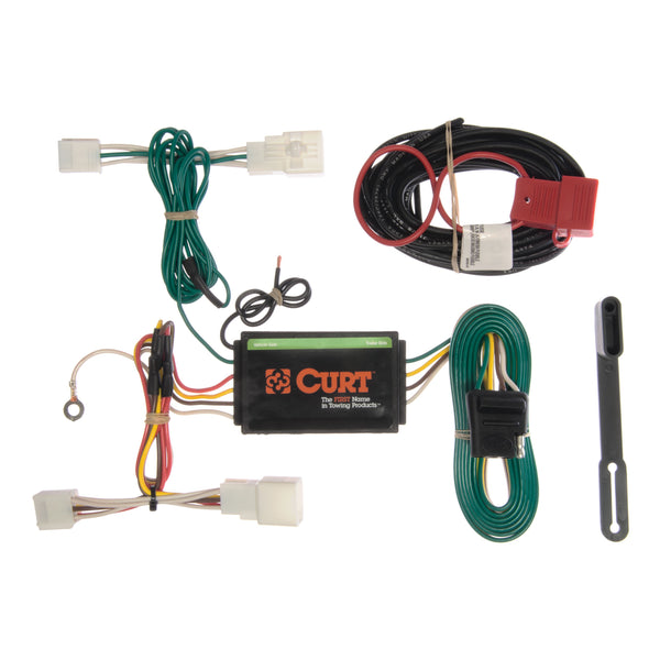 CURT 56142 Vehicle-Side Custom 4-Pin Trailer Wiring Harness, Select Lexus IS F, IS200t, IS250, IS300, IS350