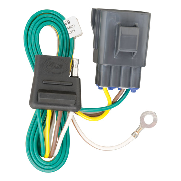 CURT 56159 Vehicle-Side Custom 4-Pin Trailer Wiring Harness, Select Land Rover Evoque