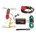 CURT 56165 Vehicle-Side Custom 4-Pin Trailer Wiring Harness, Select Toyota RAV4