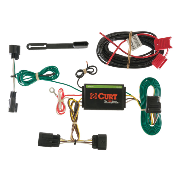 CURT 56180 Vehicle-Side Custom 4-Pin Trailer Wiring Harness, Select Cadillac ATS