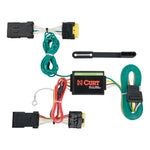 CURT 56185 Vehicle-Side Custom 4-Pin Trailer Wiring Harness, Select Nissan Versa Sedan without LED Taillights