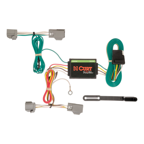 CURT 56191 Vehicle-Side Custom 4-Pin Trailer Wiring Harness, Select Ford Fiesta Hatchback