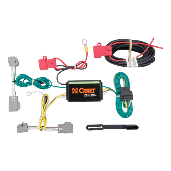 CURT 56207 Vehicle-Side Custom 4-Pin Trailer Wiring Harness, Select Cadillac CTS Sedan