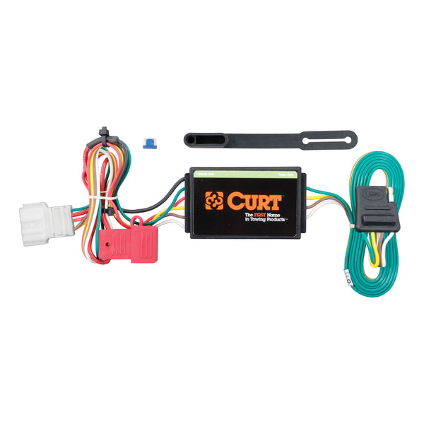 CURT 56215 Vehicle-Side Custom 4-Pin Trailer Wiring Harness, Select Honda Crosstour