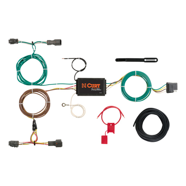 CURT 56256 Vehicle-Side Custom 4-Pin Trailer Wiring Harness, Select Kia Sorento