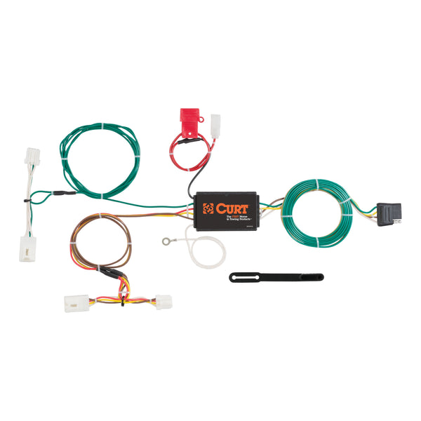 CURT 56267 Vehicle-Side Custom 4-Pin Trailer Wiring Harness, Select Nissan Murano