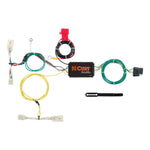 CURT 56275 Vehicle-Side Custom 4-Pin Trailer Wiring Harness, Select Toyota Prius C