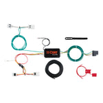 CURT 56279 Vehicle-Side Custom 4-Pin Trailer Wiring Harness, Select Chevrolet City Express, Nissan NV200