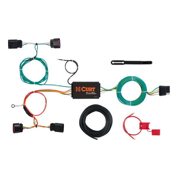 CURT 56288 Vehicle-Side Custom 4-Pin Trailer Wiring Harness, Select Buick Verano