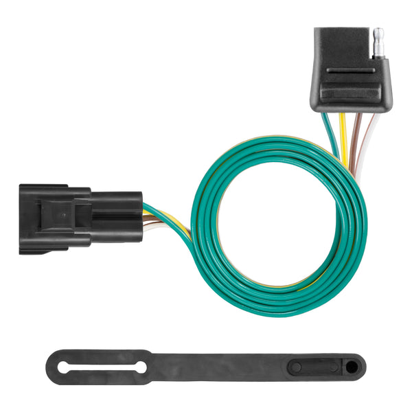 CURT 56325 Vehicle-Side Custom 4-Pin Trailer Wiring Harness, Select Chevrolet Blazer, GMC Acadia, Cadillac XT5, XT6,