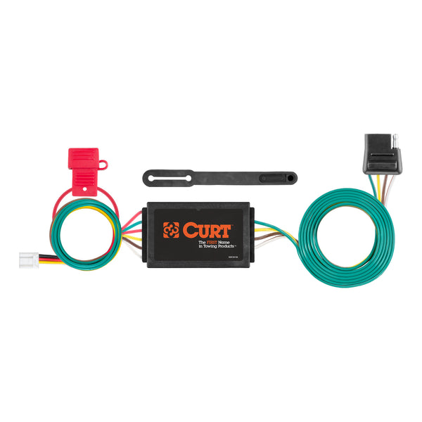 CURT 56338 Vehicle-Side Custom 4-Pin Trailer Wiring Harness, Select Mazda CX-9