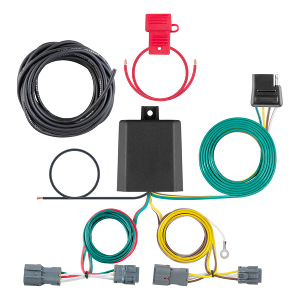 CURT 56347 Vehicle-Side Custom 4-Pin Trailer Wiring Harness, Select Hyundai Entourage, Kia Sedona