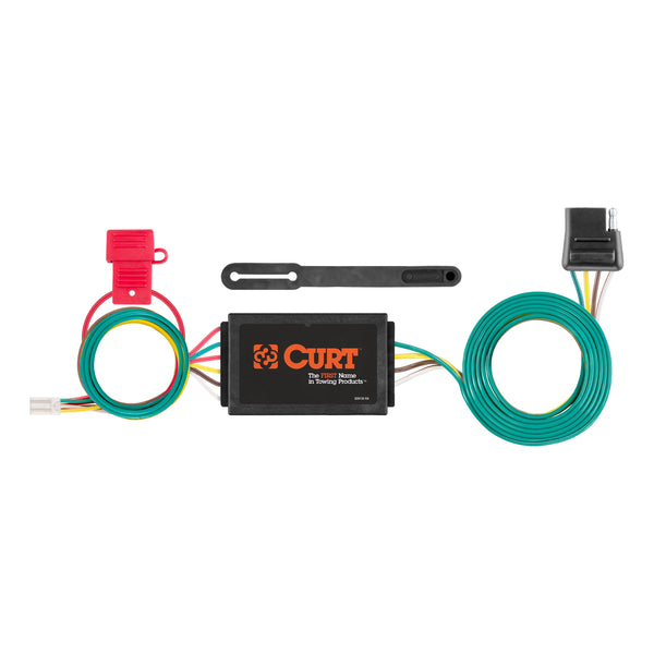 CURT 56370 Vehicle-Side Custom 4-Pin Trailer Wiring Harness, Select Honda CR-V