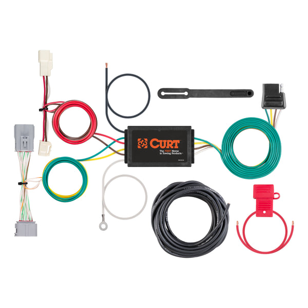 CURT 56371 Vehicle-Side Custom 4-Pin Trailer Wiring Harness, Select Toyota Prius Prime