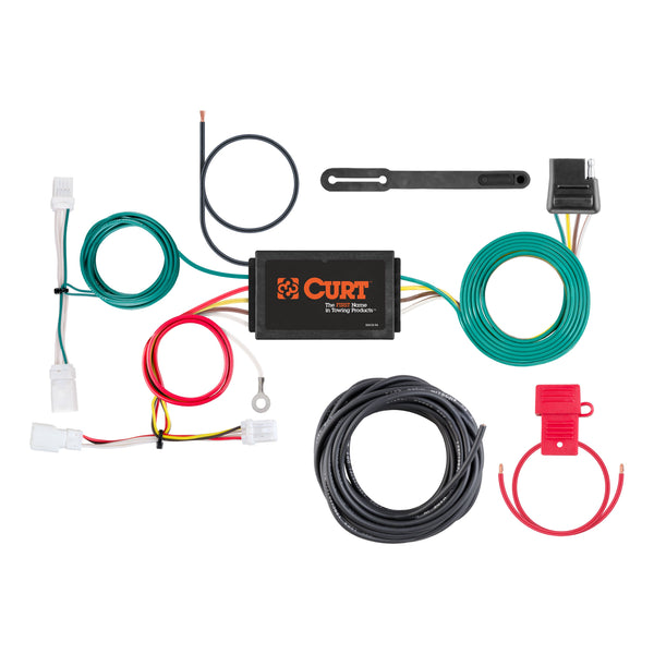 CURT 56376 Vehicle-Side Custom 4-Pin Trailer Wiring Harness, Select Kia Niro