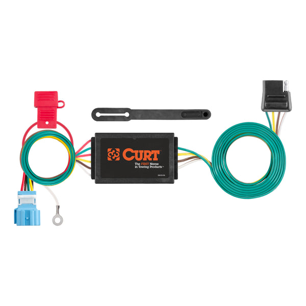 CURT 56382 Vehicle-Side Custom 4-Pin Trailer Wiring Harness, Select Honda Odyssey