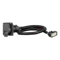 CURT 56393 Vehicle-Side Custom RV Blade 7-Pin Trailer Wiring Harness, Select Chevrolet Traverse, Buick Enclave